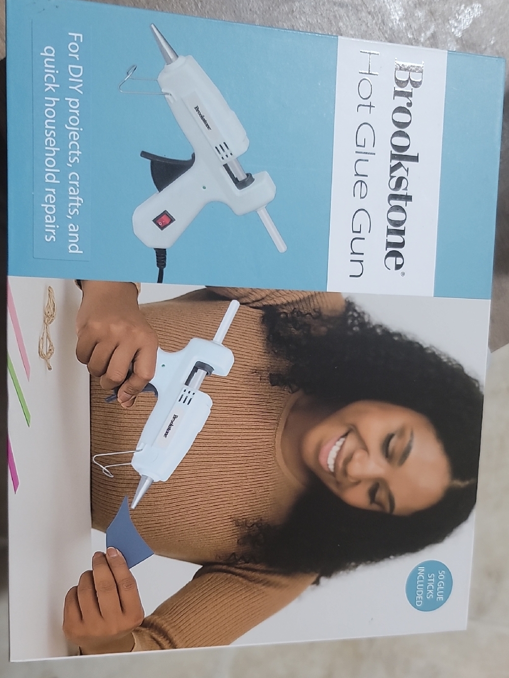 Brookstone White  Hot Glue Gun